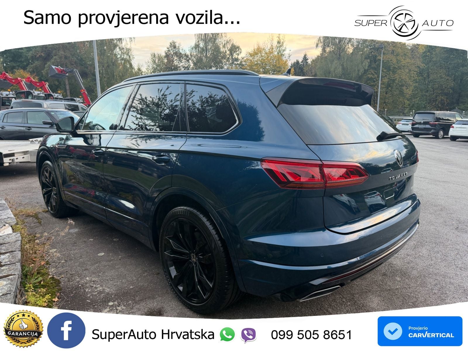 Volkswagen Touareg 3.0 V6 TDI (286 KS) 4MOTION Tiptronic R-Line ZRAČNI+ACC+GR SJED+KAM+PANO