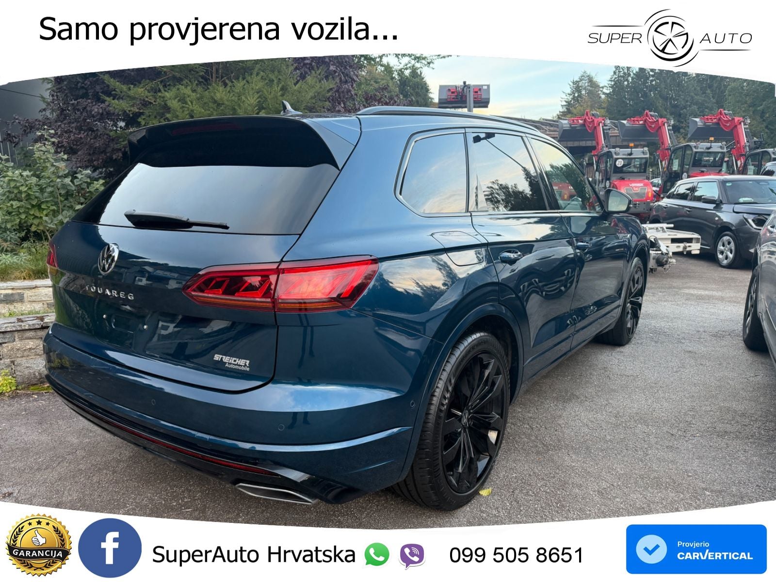 Volkswagen Touareg 3.0 V6 TDI (286 KS) 4MOTION Tiptronic R-Line ZRAČNI+ACC+GR SJED+KAM+PANO