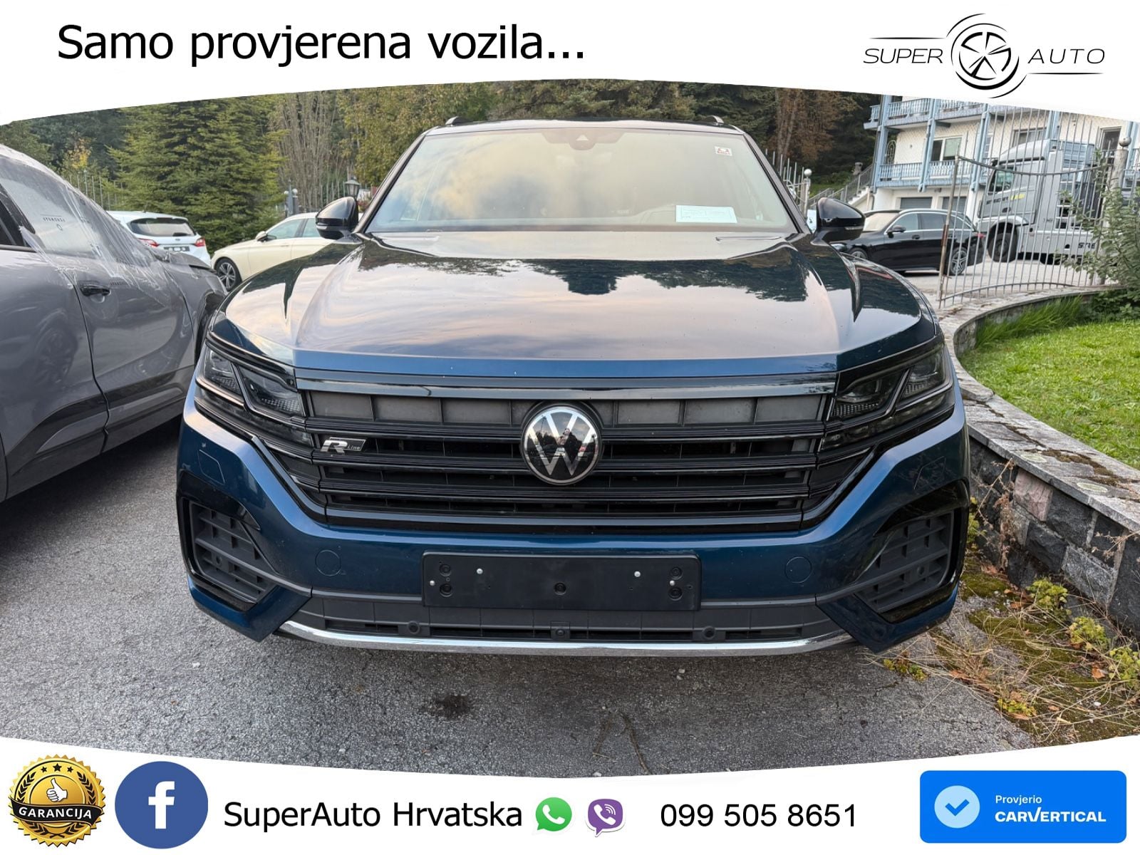 Volkswagen Touareg 3.0 V6 TDI (286 KS) 4MOTION Tiptronic R-Line ZRAČNI+ACC+GR SJED+KAM+PANO