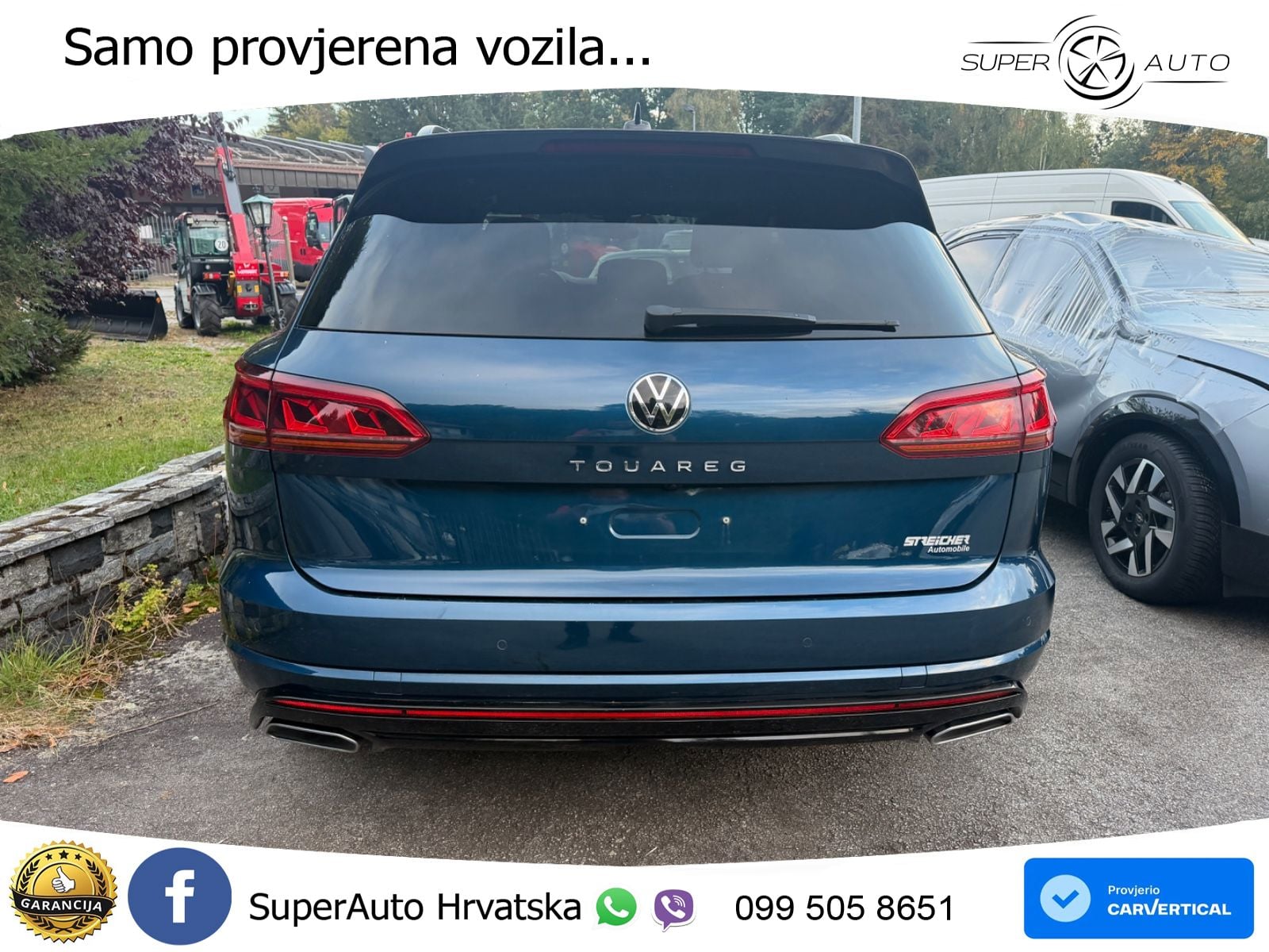 Volkswagen Touareg 3.0 V6 TDI (286 KS) 4MOTION Tiptronic R-Line ZRAČNI+ACC+GR SJED+KAM+PANO