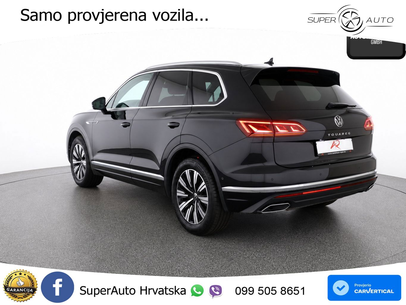 Volkswagen Touareg 3.0 V6 TDI (286 KS) 4MOTION Tiptronic ZRAČNI+ACC+GR SJED+KAM