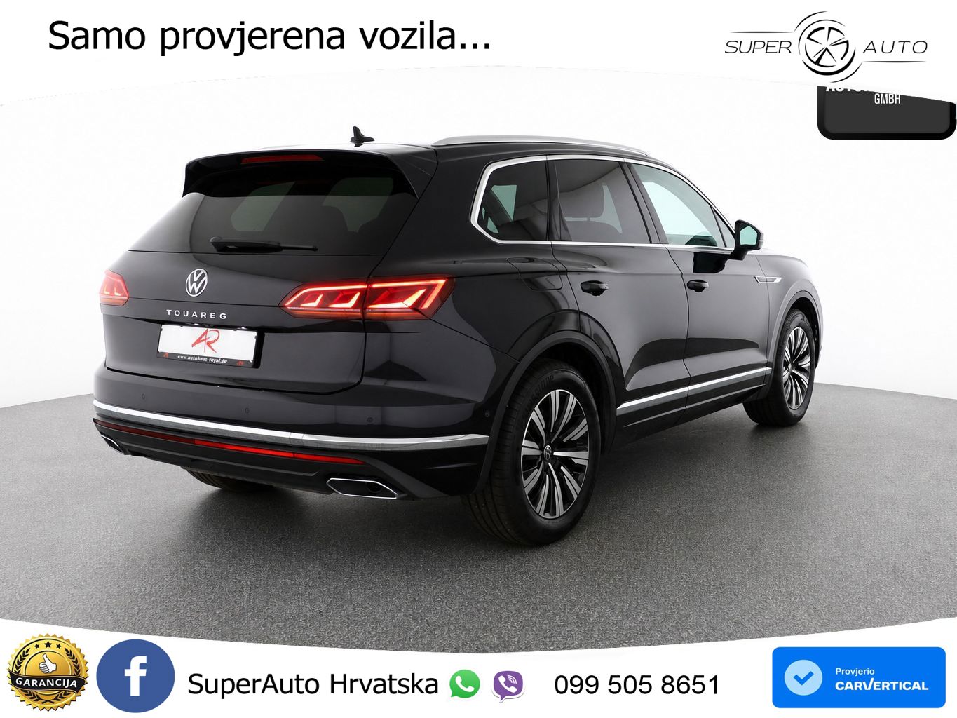 Volkswagen Touareg 3.0 V6 TDI (286 KS) 4MOTION Tiptronic ZRAČNI+ACC+GR SJED+KAM