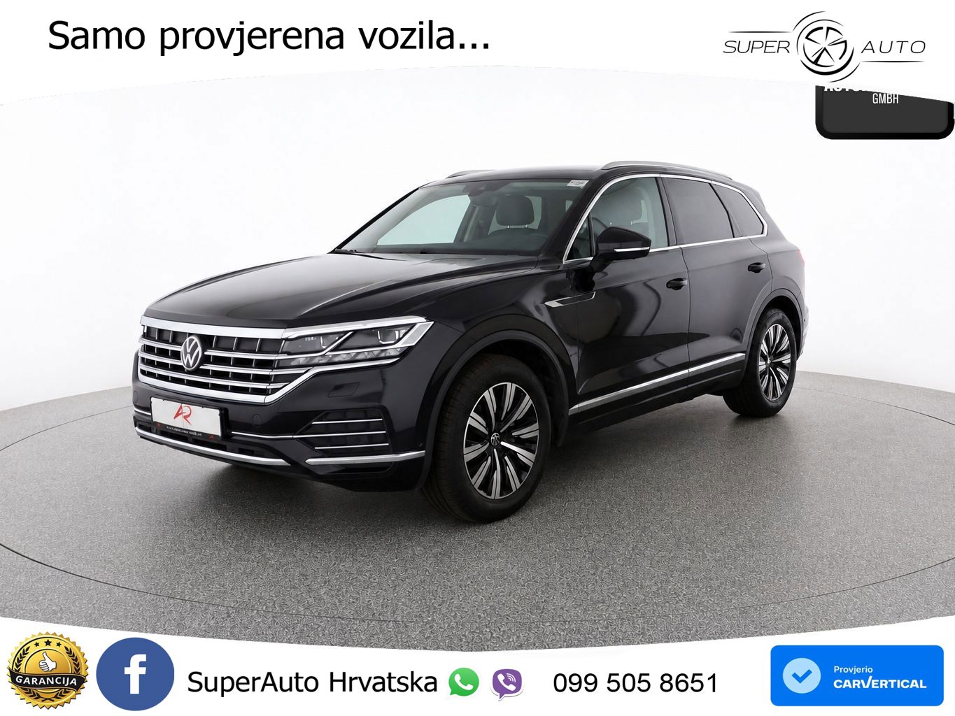 Volkswagen Touareg 3.0 V6 TDI (286 KS) 4MOTION Tiptronic ZRAČNI+ACC+GR SJED+KAM