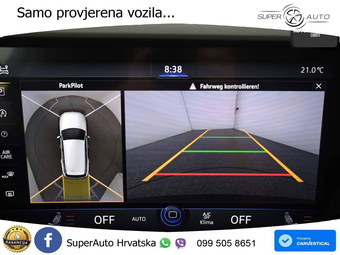 Volkswagen Touareg 3.0 V6 TDI (286 KS) 4MOTION Tiptronic ZRAČNI+ACC+GR SJED+KAM