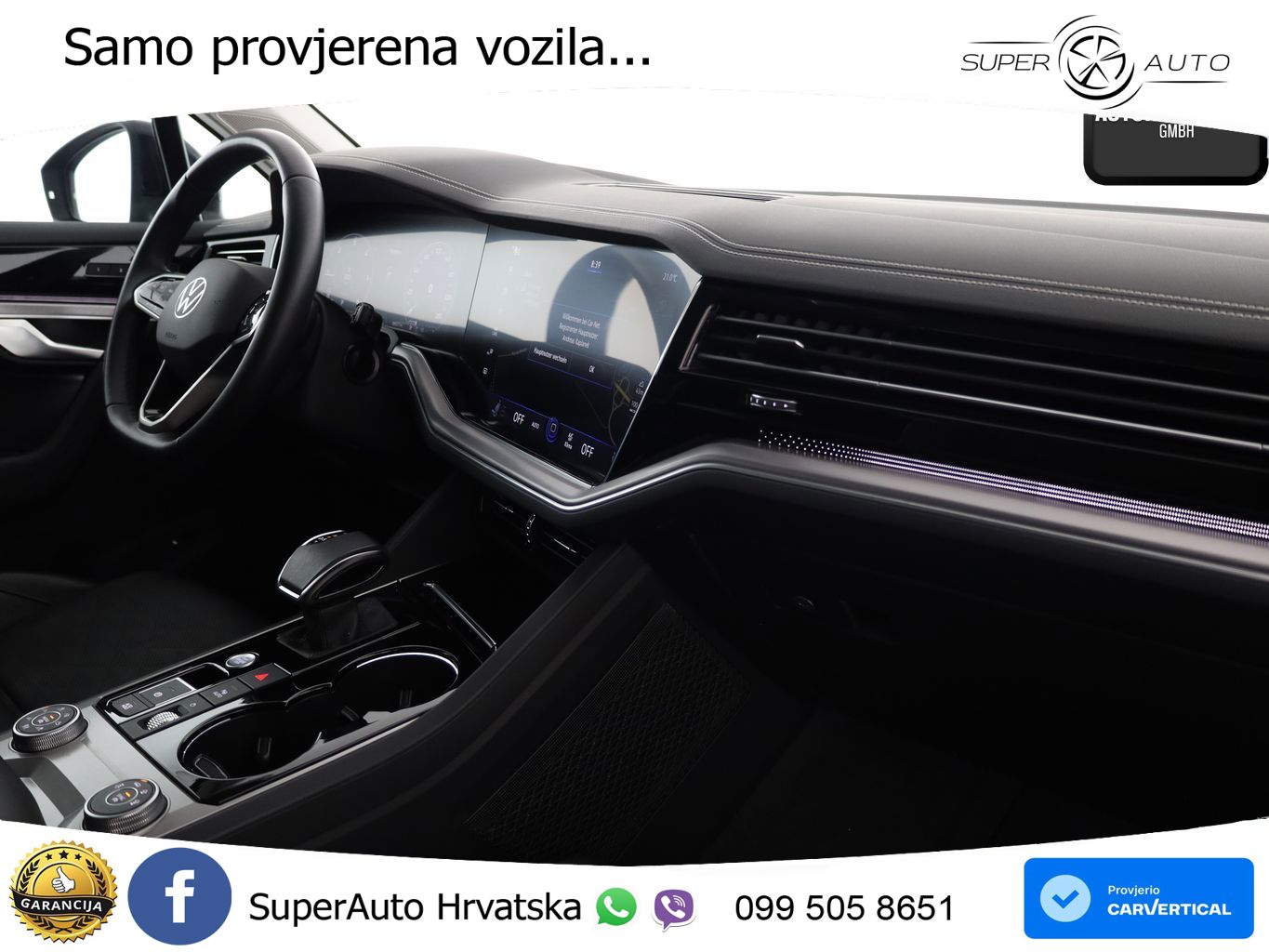 Volkswagen Touareg 3.0 V6 TDI (286 KS) 4MOTION Tiptronic ZRAČNI+ACC+GR SJED+KAM