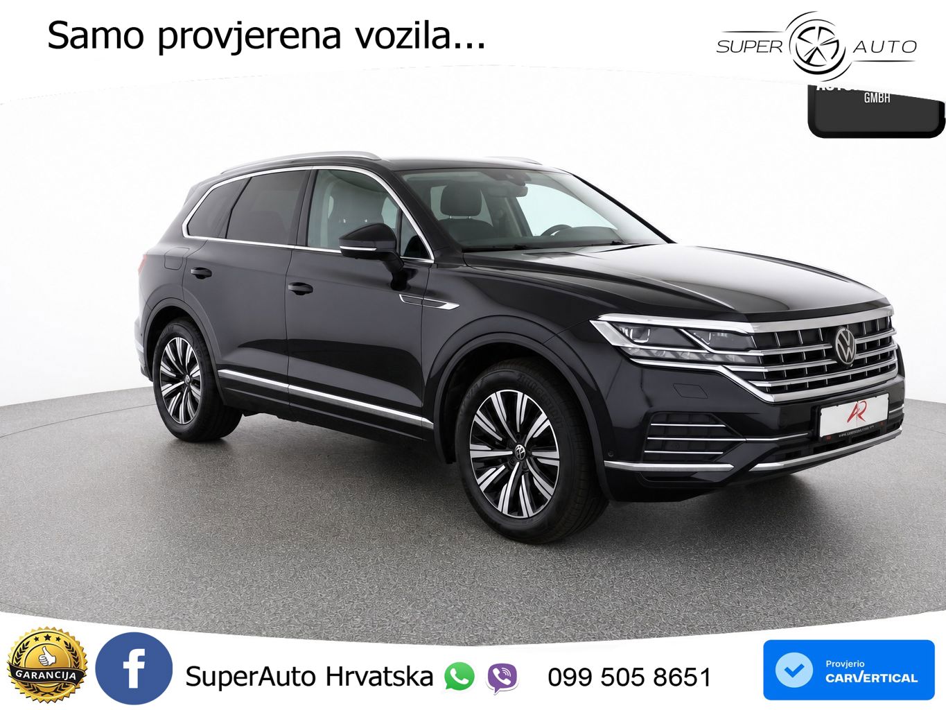 Volkswagen Touareg 3.0 V6 TDI (286 KS) 4MOTION Tiptronic ZRAČNI+ACC+GR SJED+KAM