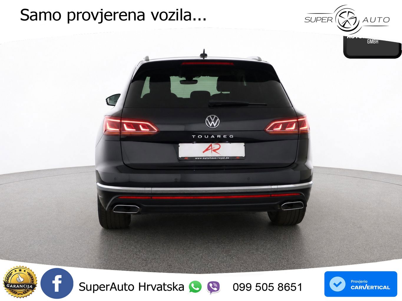 Volkswagen Touareg 3.0 V6 TDI (286 KS) 4MOTION Tiptronic ZRAČNI+ACC+GR SJED+KAM