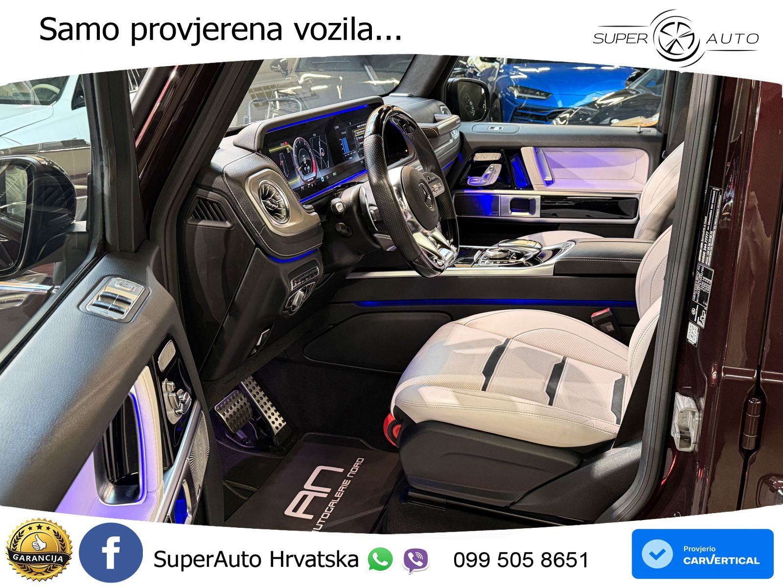 Mercedes AMG G 63 Long V8 (585 KS) 4MATIC 9G-TRONIC AMG SPEEDSHIFT PLUS Manufaktur LED+GR SJED+ACC