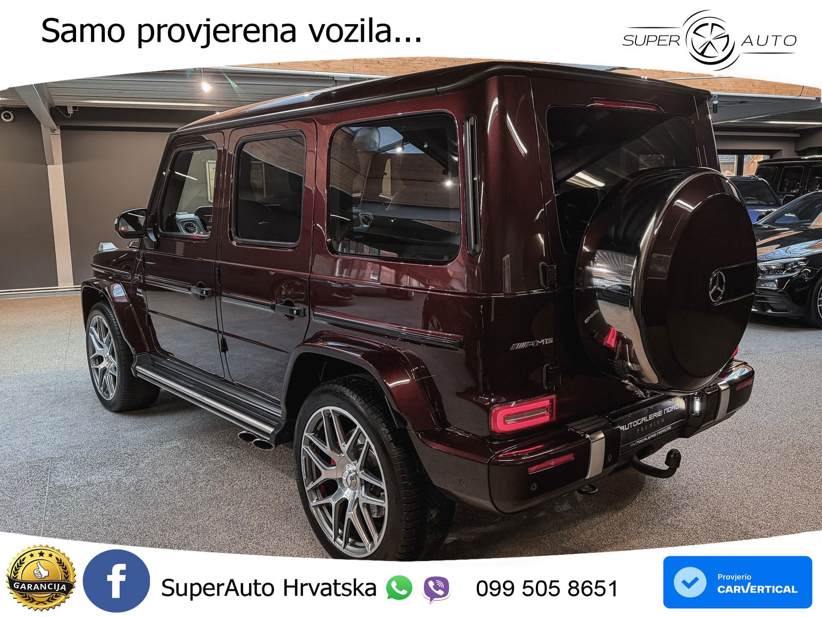 Mercedes AMG G 63 Long V8 (585 KS) 4MATIC 9G-TRONIC AMG SPEEDSHIFT PLUS Manufaktur LED+GR SJED+ACC