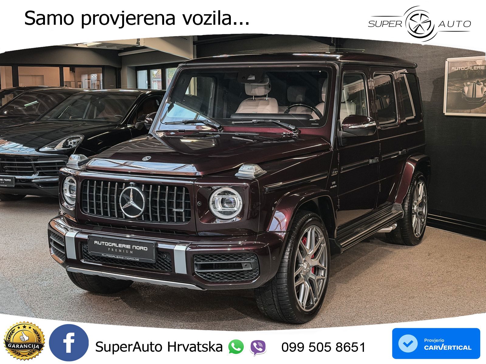 Mercedes AMG G 63 Long V8 (585 KS) 4MATIC 9G-TRONIC AMG SPEEDSHIFT PLUS Manufaktur LED+GR SJED+ACC