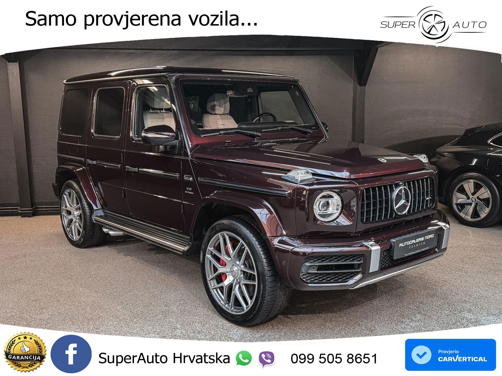 Mercedes AMG G 63 Long V8 (585 KS) 4MATIC 9G-TRONIC AMG SPEEDSHIFT PLUS Manufaktur LED+GR SJED+ACC