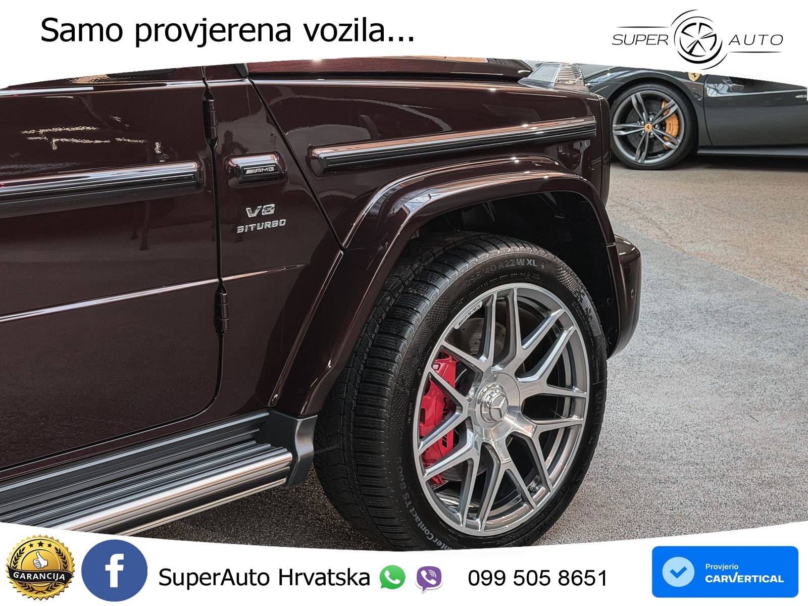 Mercedes AMG G 63 Long V8 (585 KS) 4MATIC 9G-TRONIC AMG SPEEDSHIFT PLUS Manufaktur LED+GR SJED+ACC