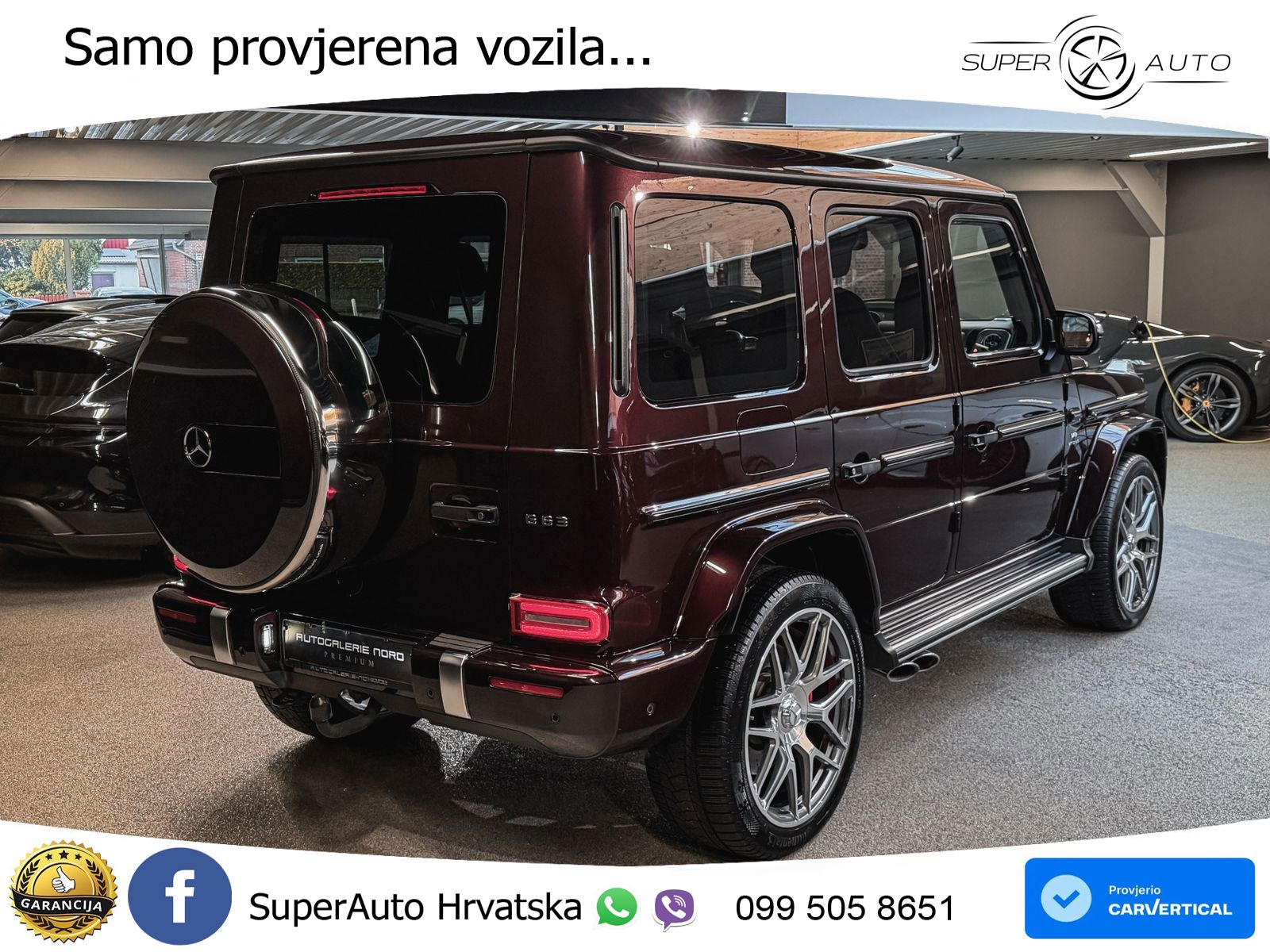 Mercedes AMG G 63 Long V8 (585 KS) 4MATIC 9G-TRONIC AMG SPEEDSHIFT PLUS Manufaktur LED+GR SJED+ACC