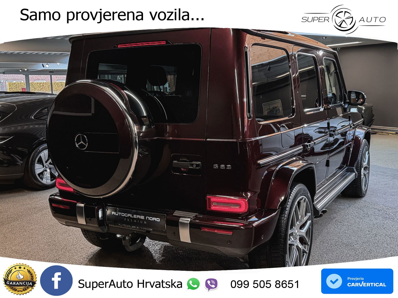 Mercedes AMG G 63 Long V8 (585 KS) 4MATIC 9G-TRONIC AMG SPEEDSHIFT PLUS Manufaktur LED+GR SJED+ACC