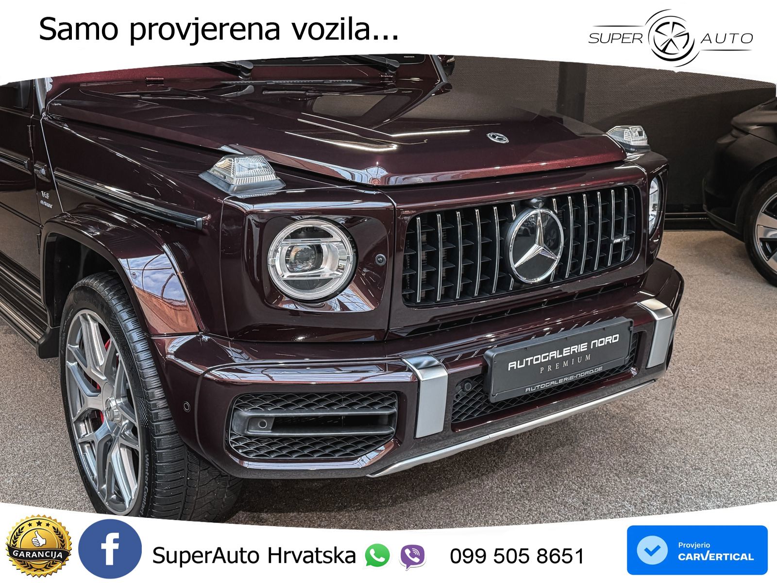 Mercedes AMG G 63 Long V8 (585 KS) 4MATIC 9G-TRONIC AMG SPEEDSHIFT PLUS Manufaktur LED+GR SJED+ACC