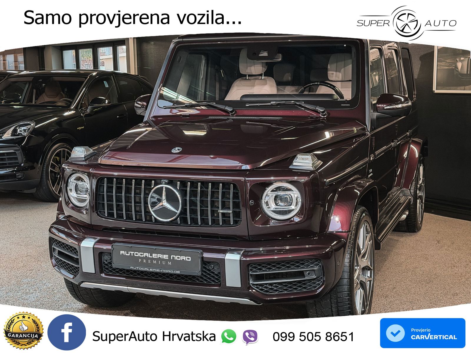 Mercedes AMG G 63 Long V8 (585 KS) 4MATIC 9G-TRONIC AMG SPEEDSHIFT PLUS Manufaktur LED+GR SJED+ACC