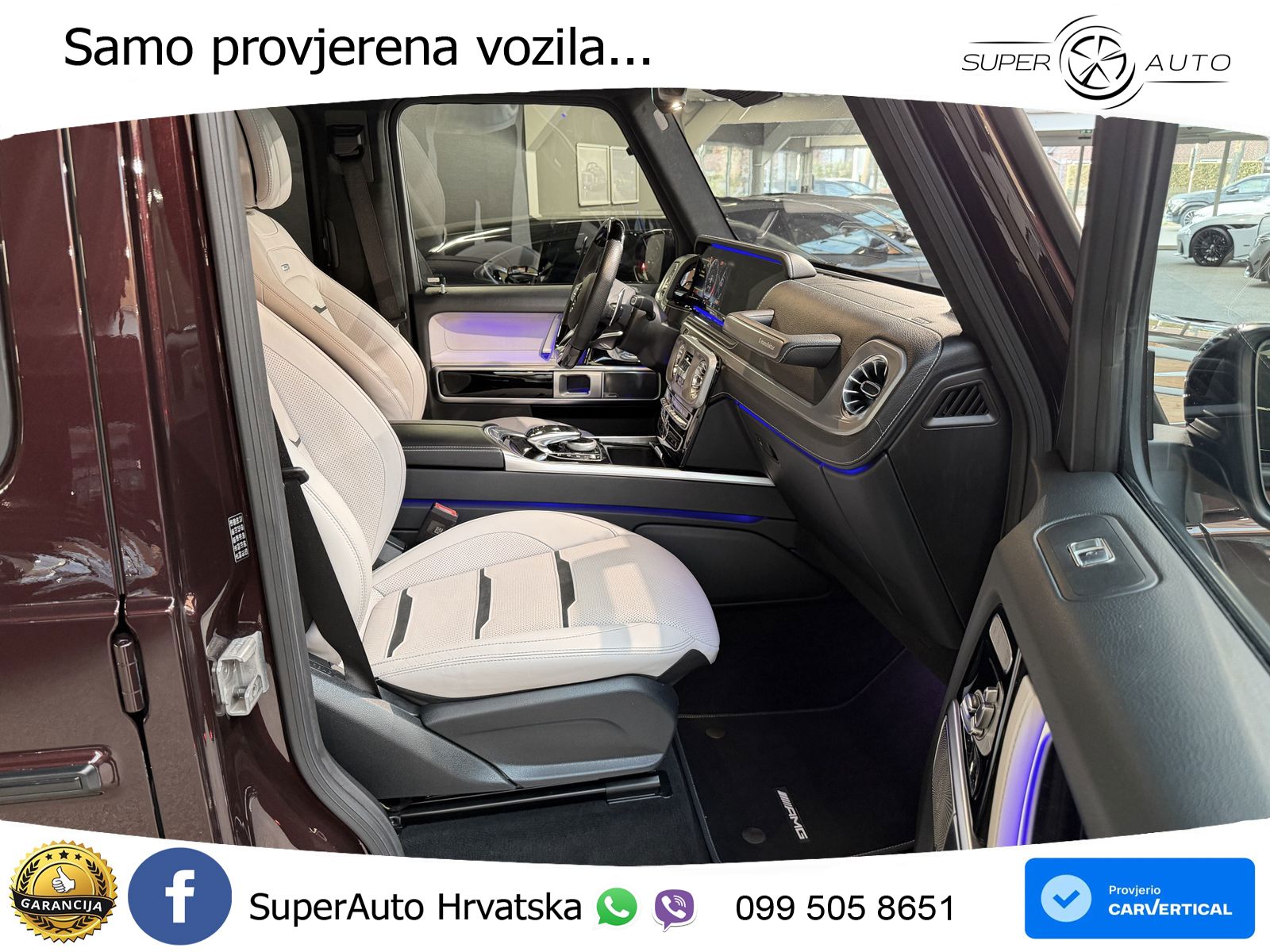 Mercedes AMG G 63 Long V8 (585 KS) 4MATIC 9G-TRONIC AMG SPEEDSHIFT PLUS Manufaktur LED+GR SJED+ACC