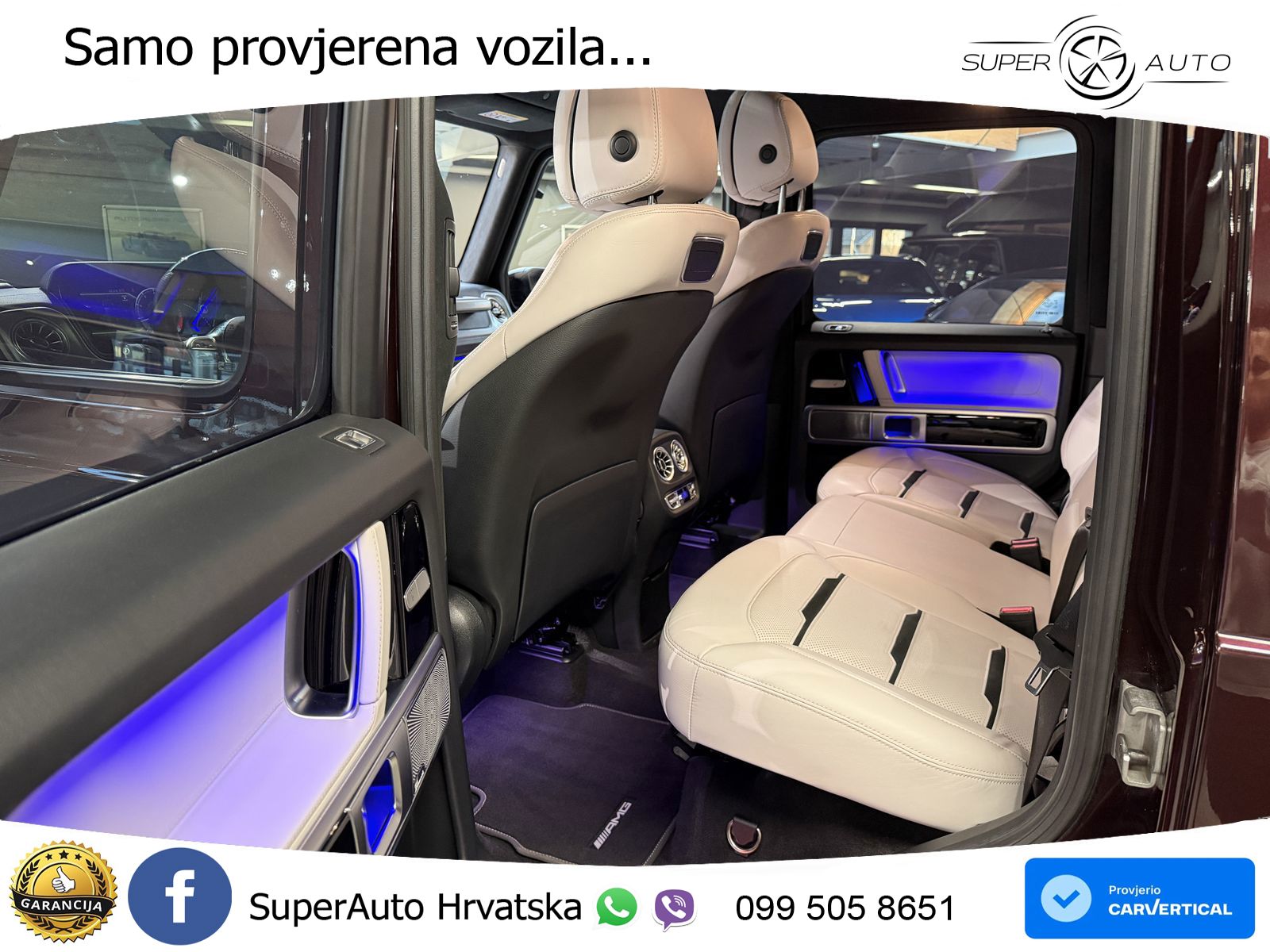 Mercedes AMG G 63 Long V8 (585 KS) 4MATIC 9G-TRONIC AMG SPEEDSHIFT PLUS Manufaktur LED+GR SJED+ACC