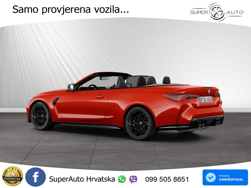 BMW M4 Convertible Competition 3.0 (530 KS) xDrive Steptronic LED+GR SJED+ACC