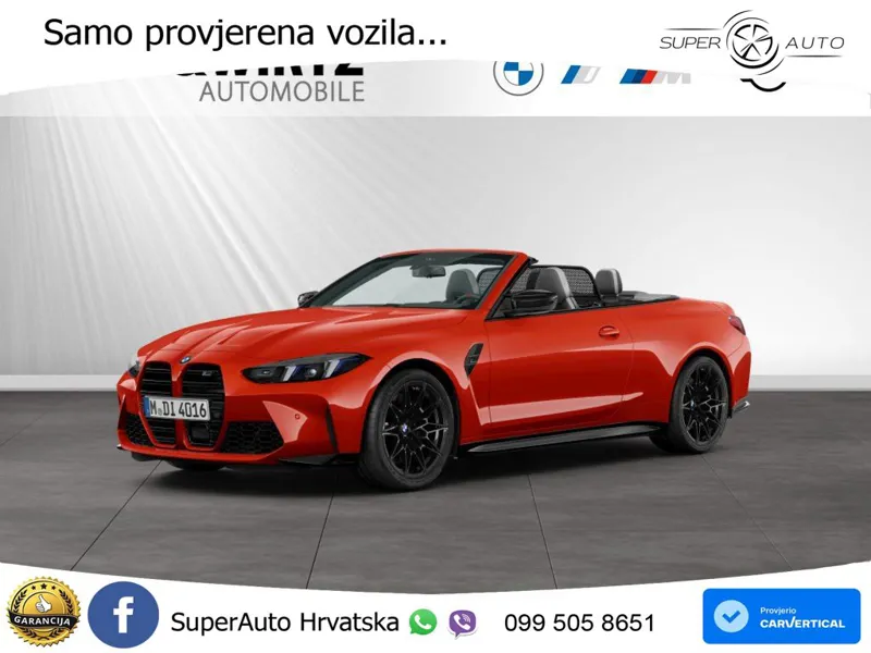 BMW M4 Convertible Competition 3.0 (530 KS) xDrive Steptronic