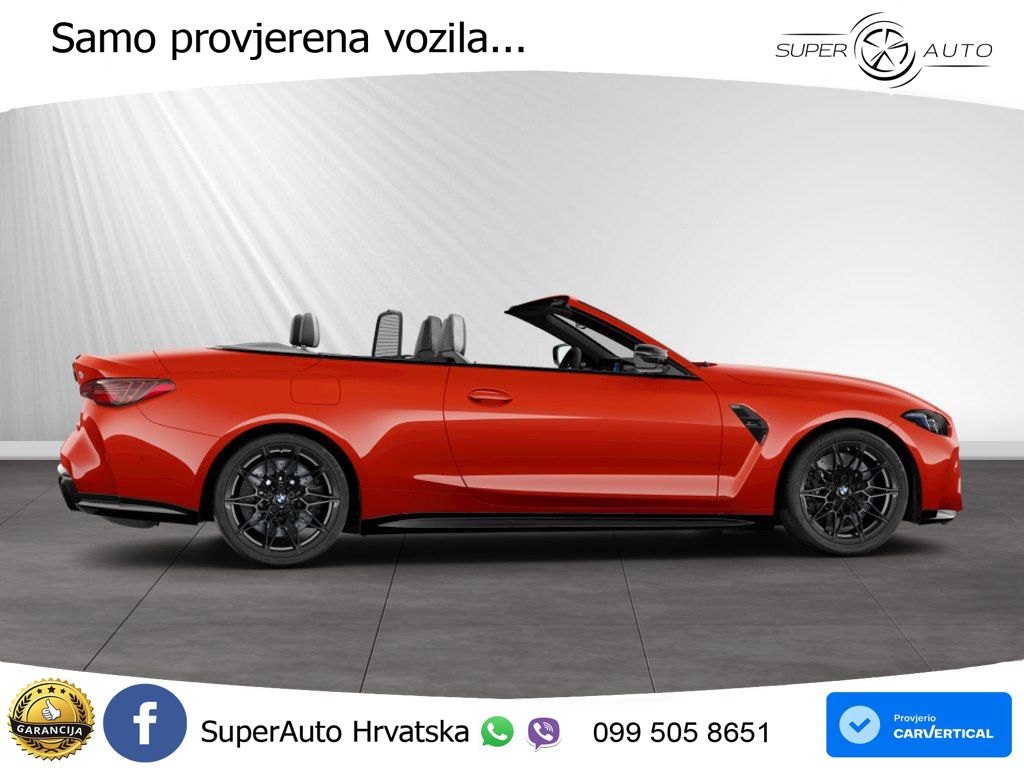 BMW M4 Convertible Competition 3.0 (530 KS) xDrive Steptronic LED+GR SJED+ACC