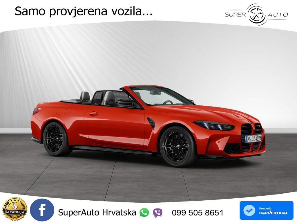 BMW M4 Convertible Competition 3.0 (530 KS) xDrive Steptronic LED+GR SJED+ACC