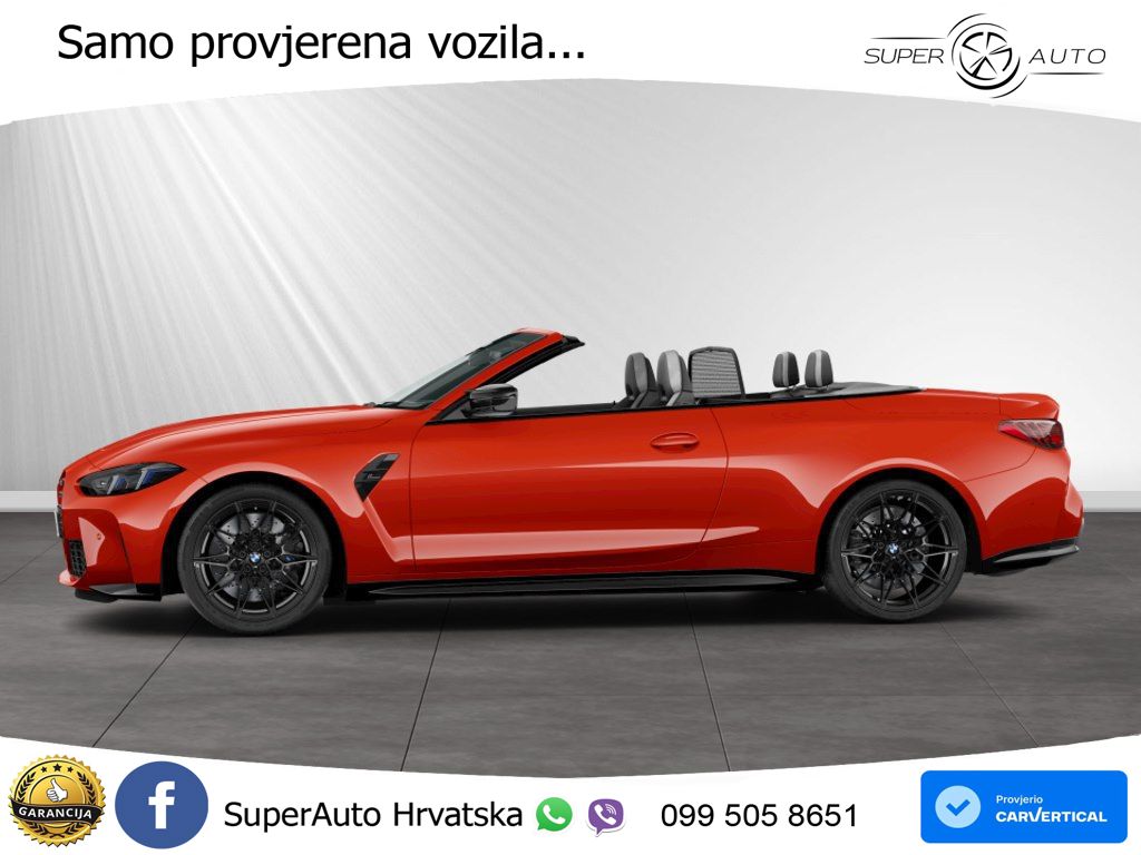 BMW M4 Convertible Competition 3.0 (530 KS) xDrive Steptronic LED+GR SJED+ACC