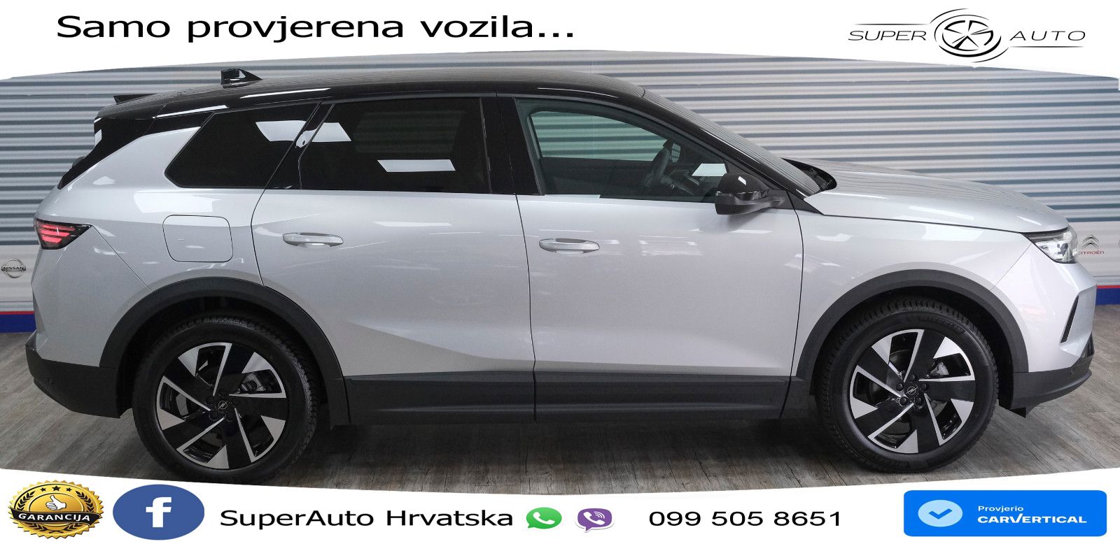 Opel Grandland 1.2 Turbo (145 KS) Hybrid eDCT GS LED+GR SJED+ACC