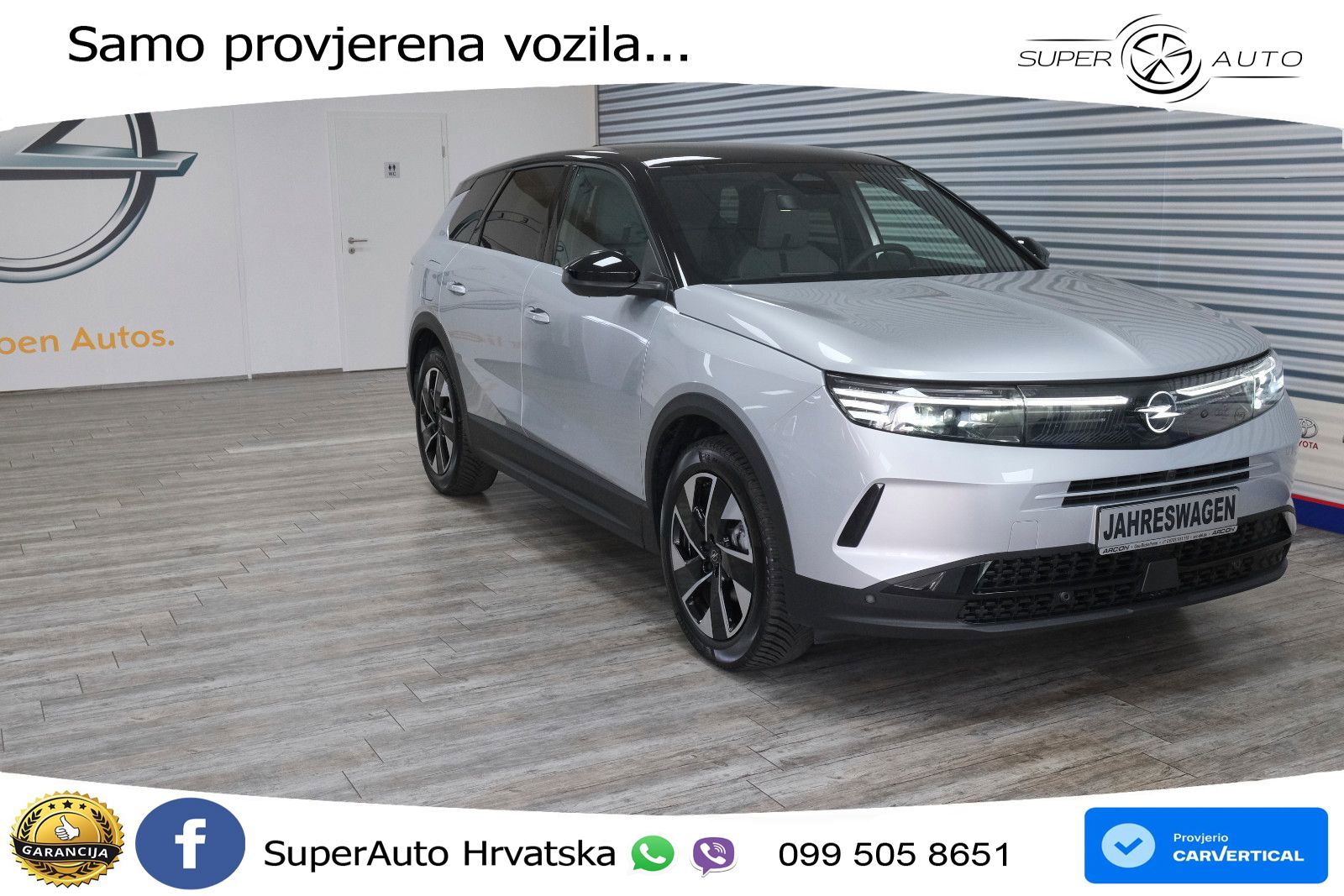 Opel Grandland 1.2 Turbo (145 KS) Hybrid eDCT GS LED+GR SJED+ACC