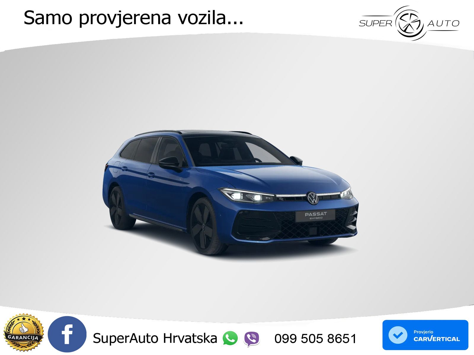 Volkswagen Passat Variant 1.5 TSI (272 KS) eHybrid DSG R-Line LED+GR SJED+ACC