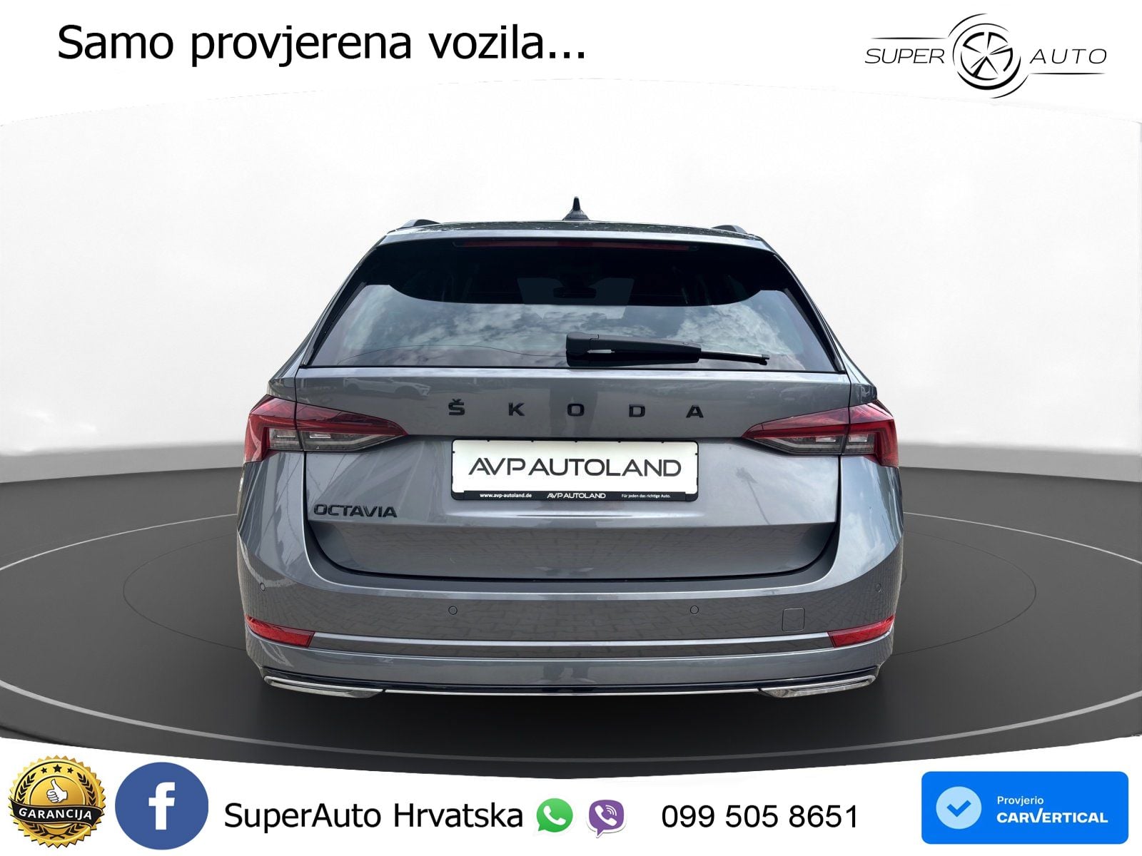 Škoda Octavia Combi 2.0 TSI (190 KS) 4x4 DSG SportLine LED+GR SJED+ACC