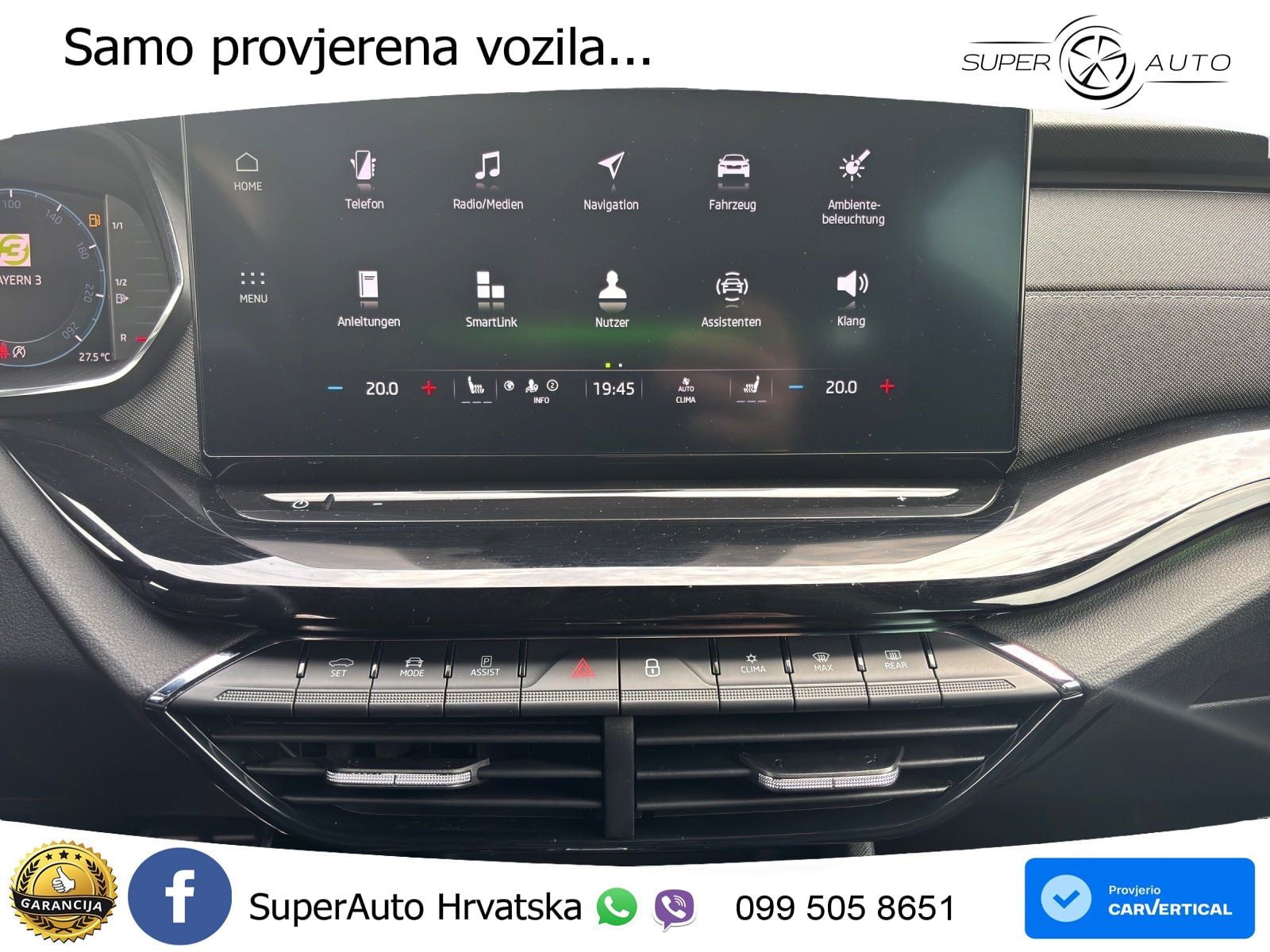 Škoda Octavia Combi 2.0 TSI (190 KS) 4x4 DSG SportLine LED+GR SJED+ACC