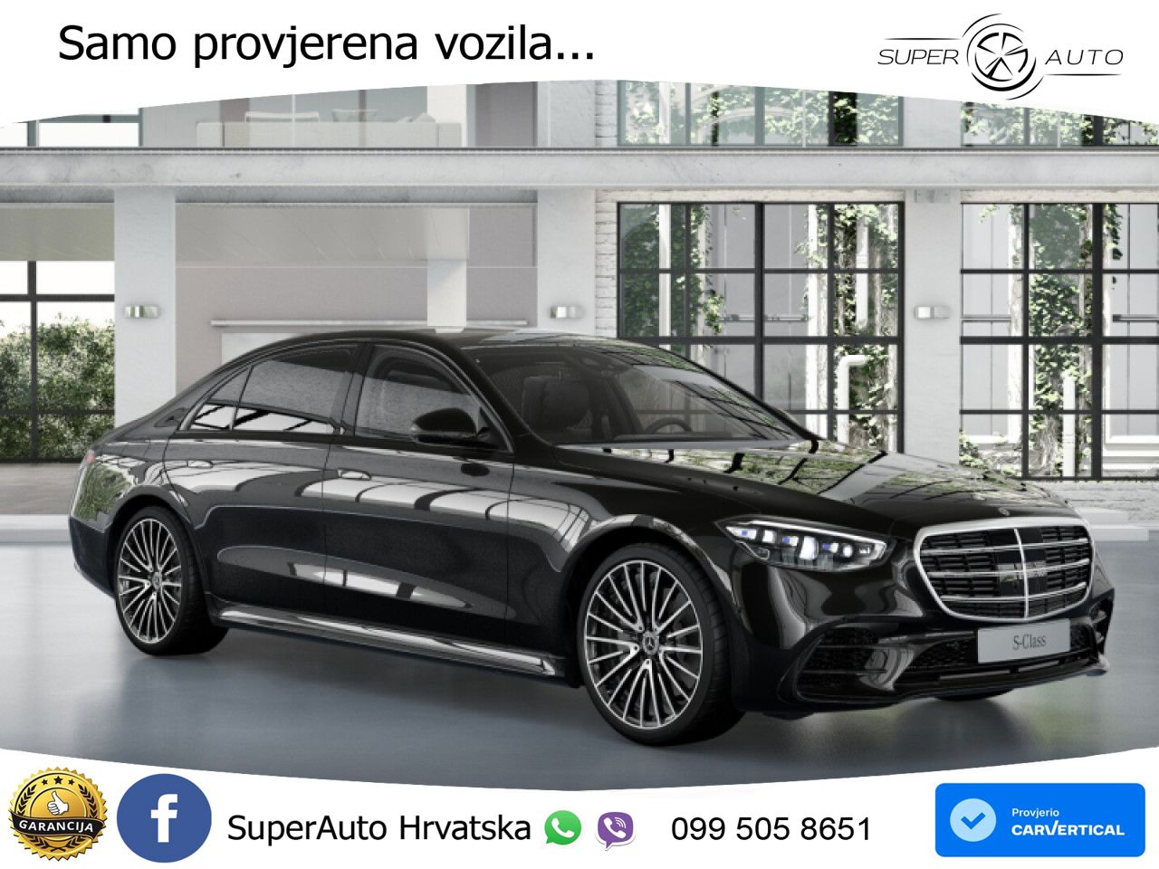 Mercedes S 450d (367 KS) EQ Boost 4MATIC 9G-TRONIC AMG LED+GR SJED+ACC