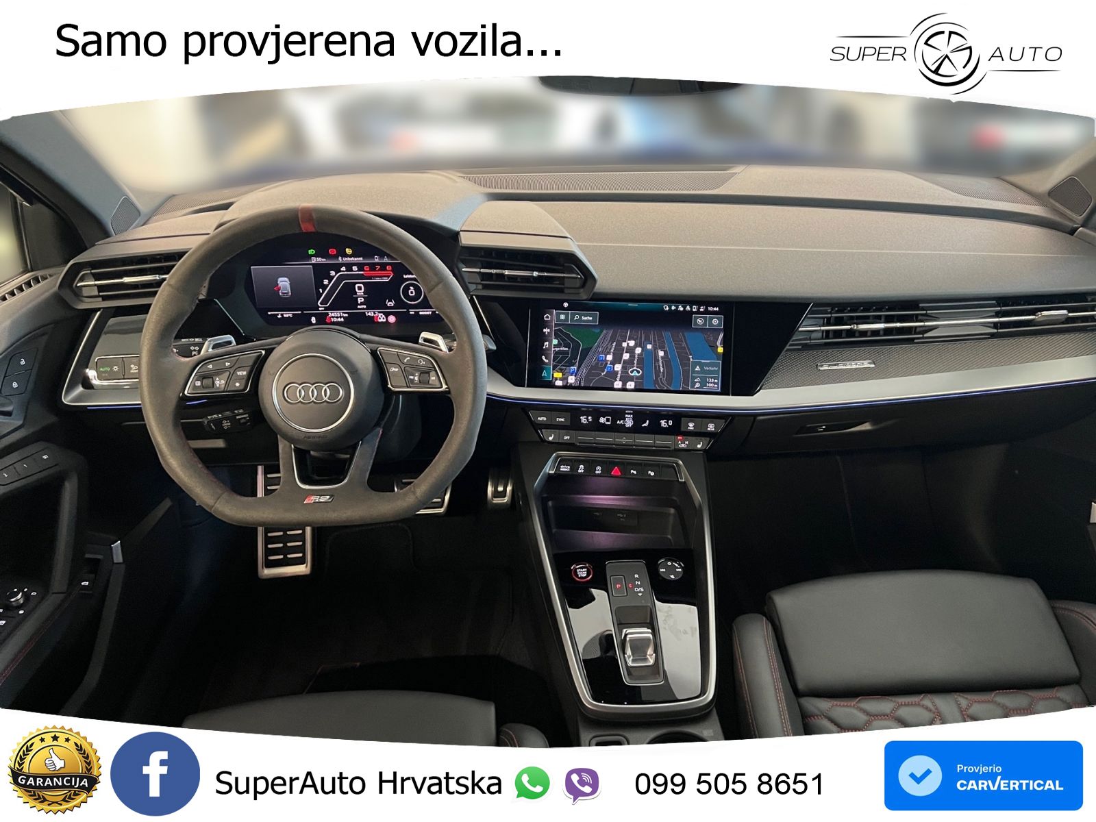 Audi RS3 Sedan 2.5 TFSI (400 KS) quattro S tronic MATRIX+GR SJED+KAM