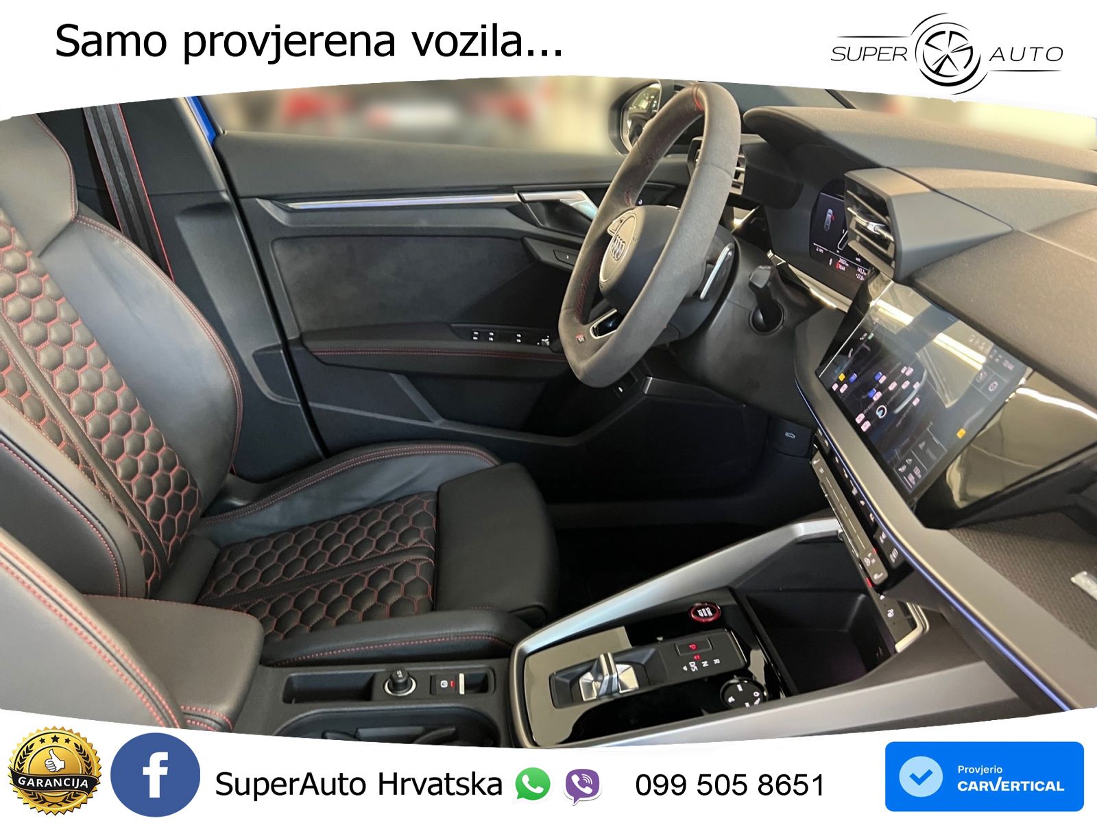 Audi RS3 Sedan 2.5 TFSI (400 KS) quattro S tronic MATRIX+GR SJED+KAM