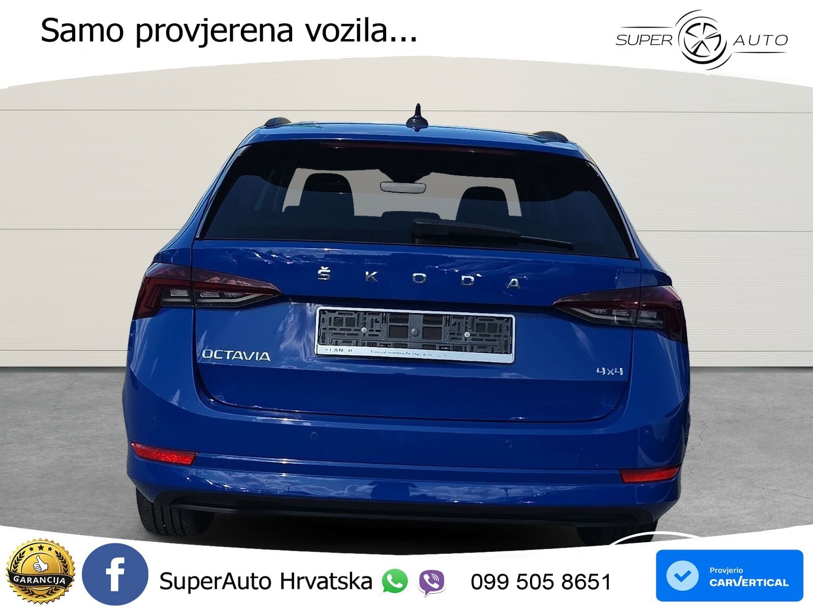 Škoda Octavia Combi 2.0 TDI (150 KS) 4x4 DSG LED+GR SJED+ACC