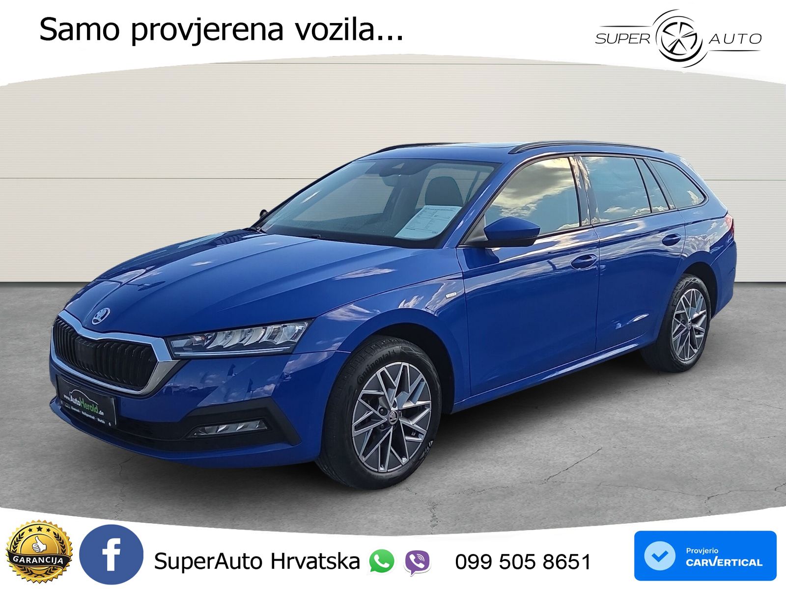 Škoda Octavia Combi 2.0 TDI (150 KS) 4x4 DSG LED+GR SJED+ACC