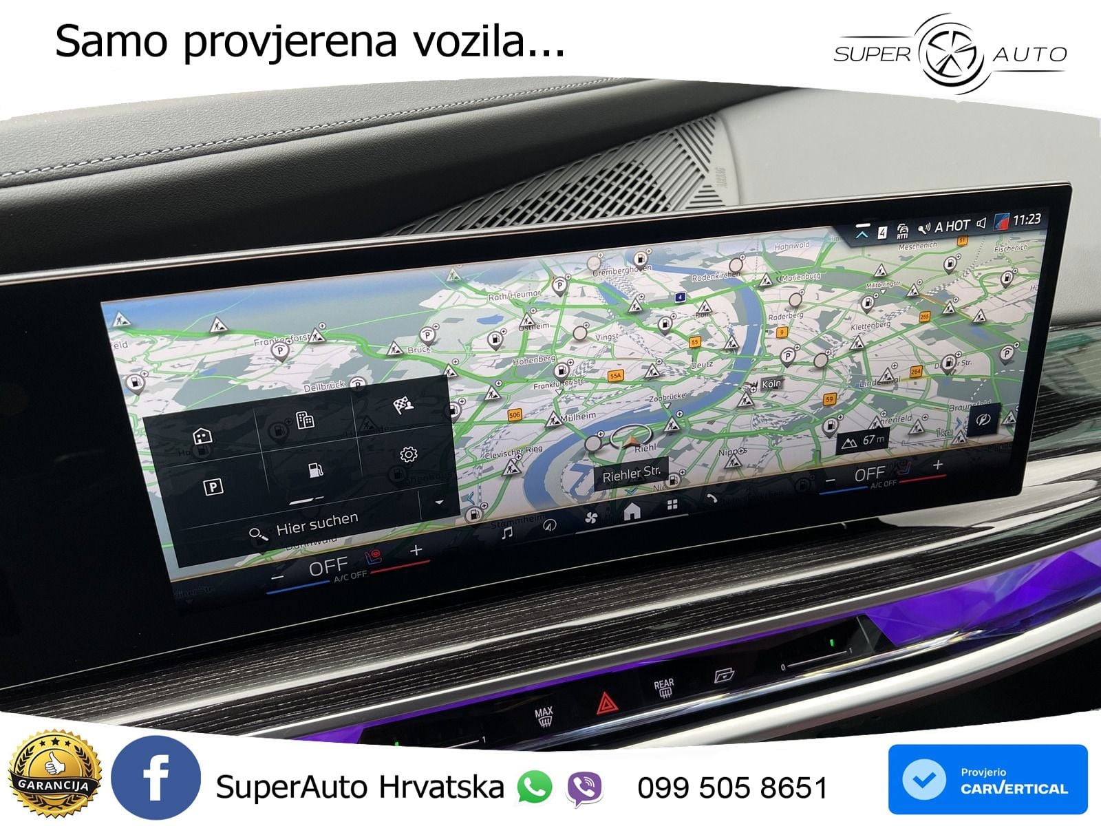 BMW 740d (299 KS) xDrive Steptronic ZRAČNI+ACC+GR SJED+KAM+PANO