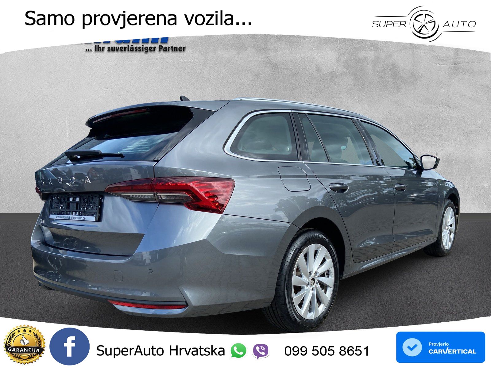 Škoda Octavia Combi 1.5 TSI (150 KS) DSG Selection LED+GR SJED+ACC