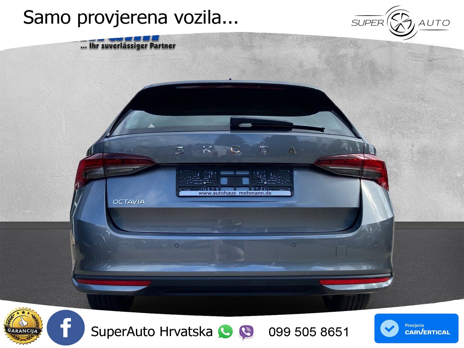 Škoda Octavia Combi 1.5 TSI (150 KS) DSG Selection LED+GR SJED+ACC