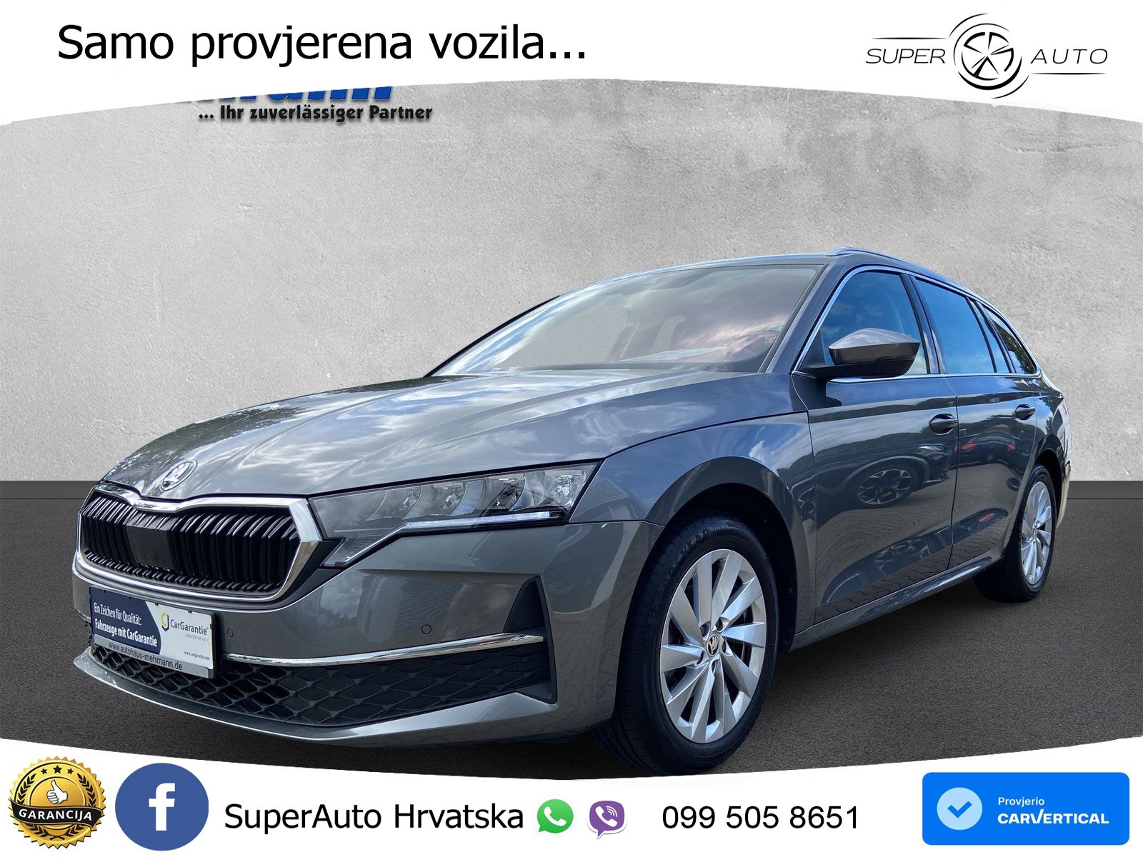 Škoda Octavia Combi 1.5 TSI (150 KS) DSG Selection LED+GR SJED+ACC