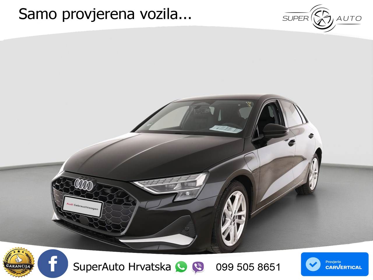 Audi A3 Sportback 40 TFSI e (204 KS) Plug-in Hybrid S tronic advanced LED+GR SJED+ACC