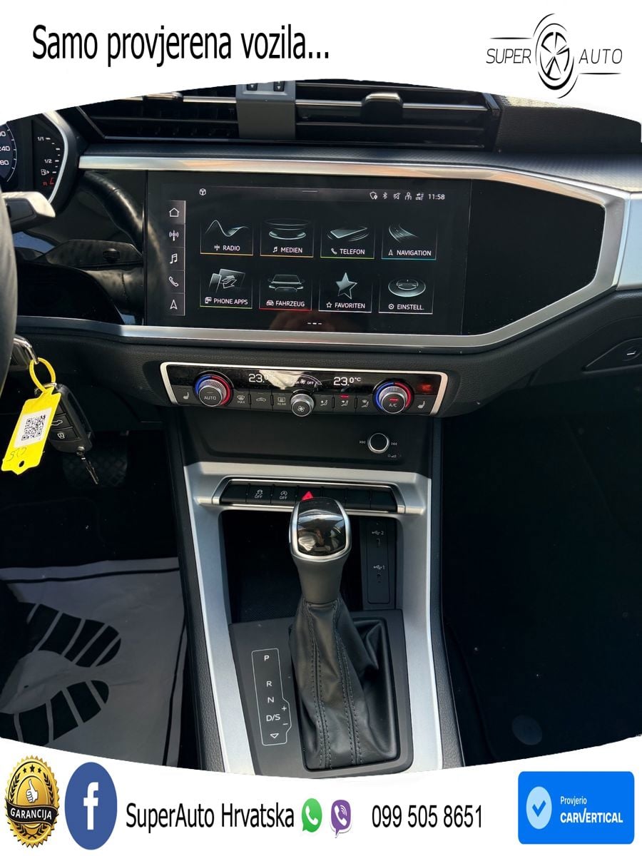 Audi Q3 35 TDI (150 KS) S tronic LED+GR SJED+ACC