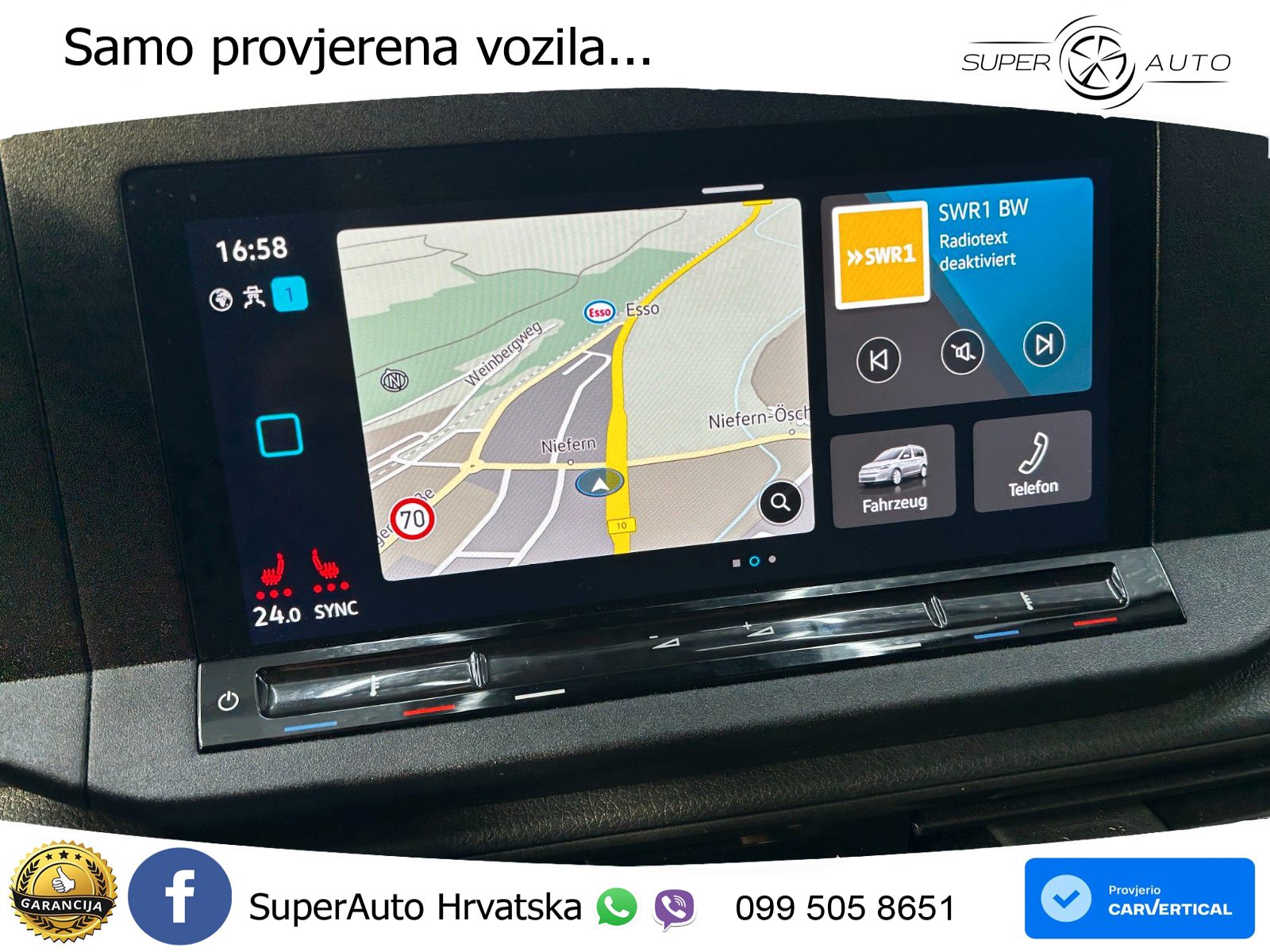 Volkswagen Caddy Cargo DSG 1.Hd Carplay Kam 2xSchiebetüre 122 KS