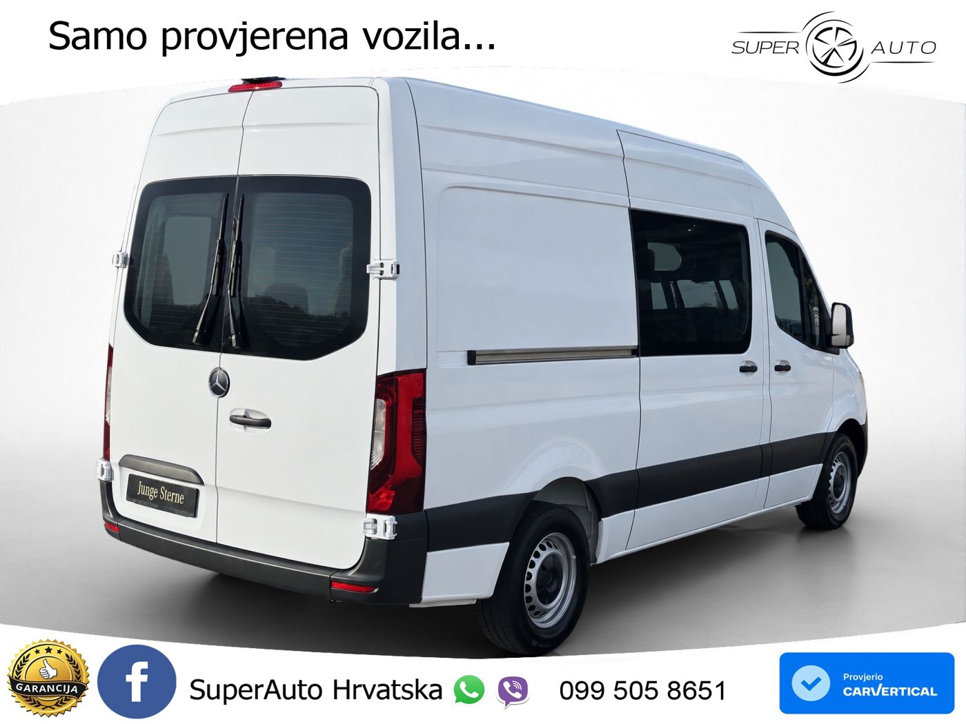 Mercedes-Benz Sprinter 317 CDI Hochdach Kasten AUT Akustikglas 170 KS