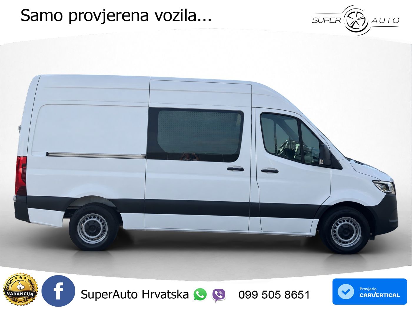 Mercedes-Benz Sprinter 317 CDI Hochdach Kasten AUT Akustikglas 170 KS