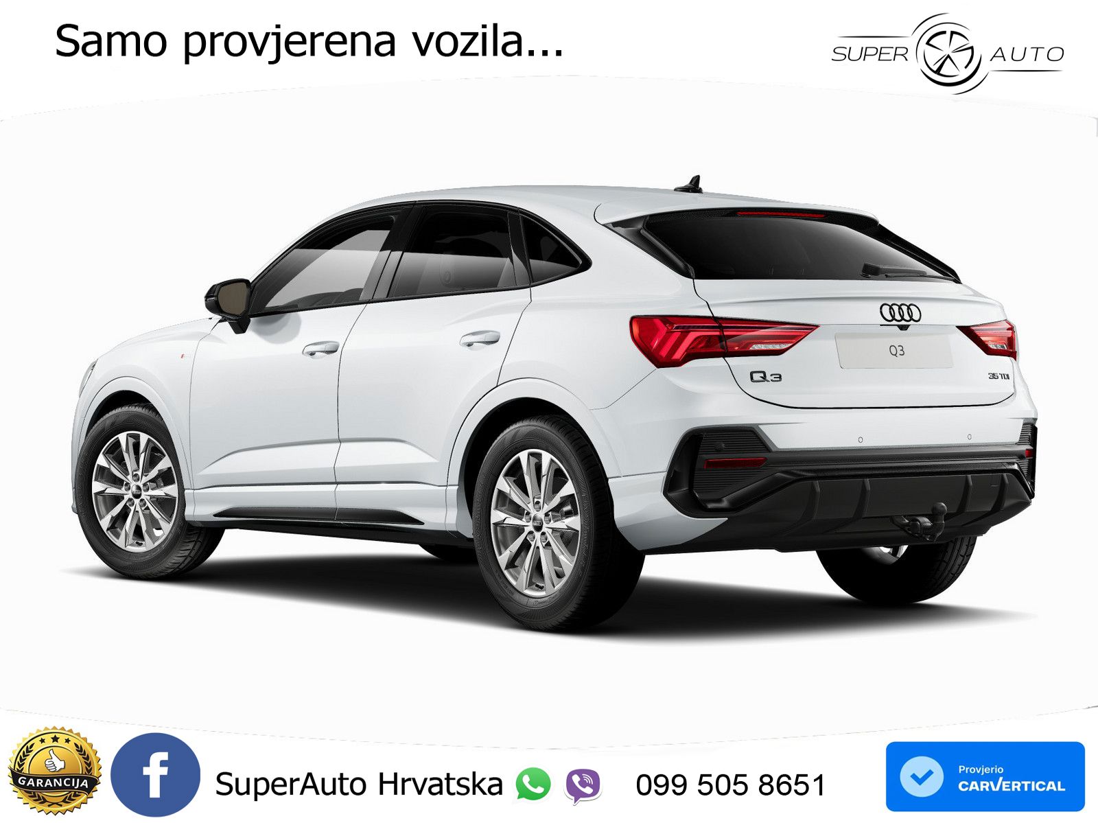 Audi Q3 Sportback 35 TDI (150 KS) S tronic MATRIX+GR SJED+KAM