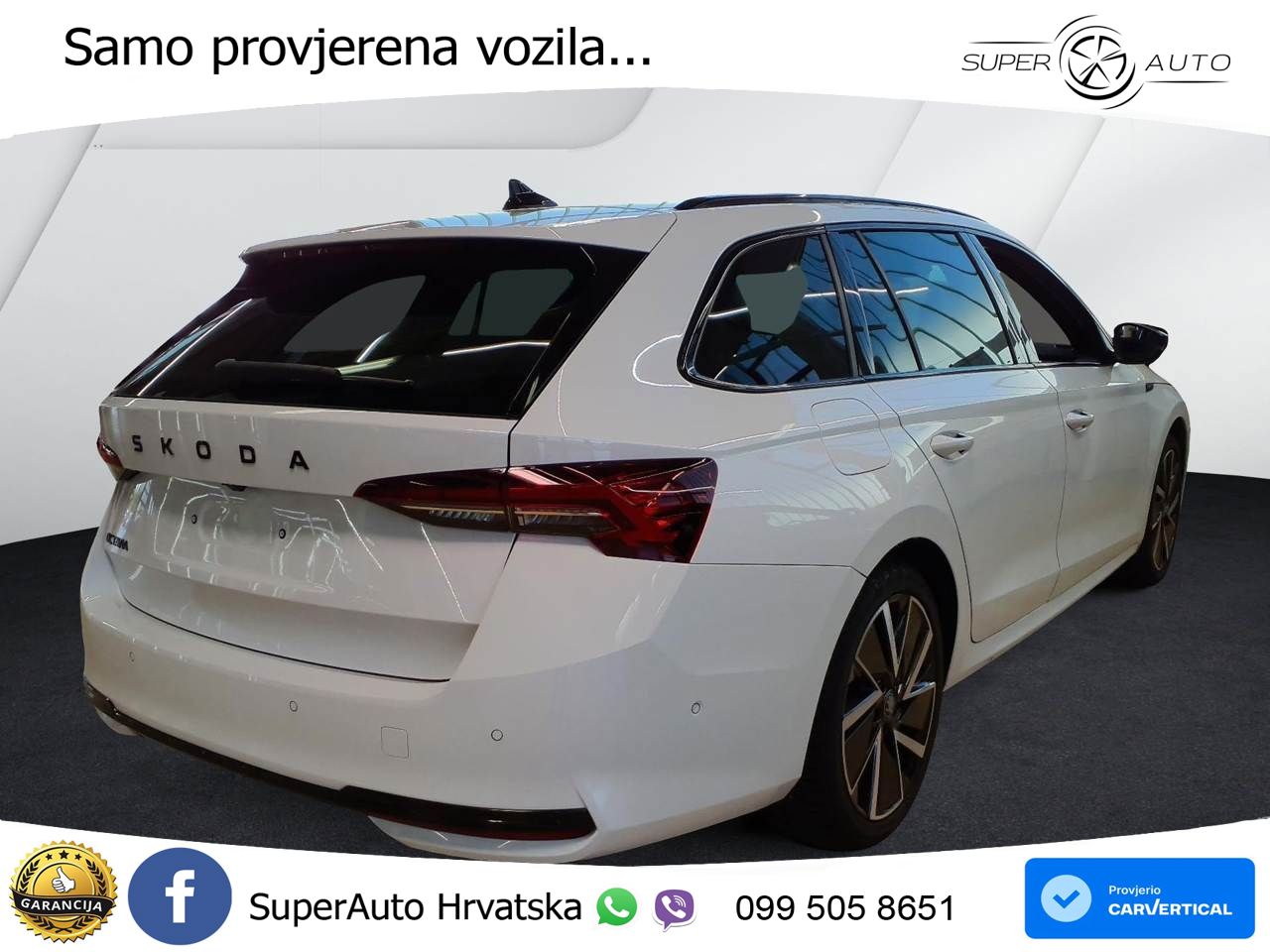 Škoda Octavia Combi 2.0 TDI (150 KS) DSG SportLine LED+GR SJED+ACC