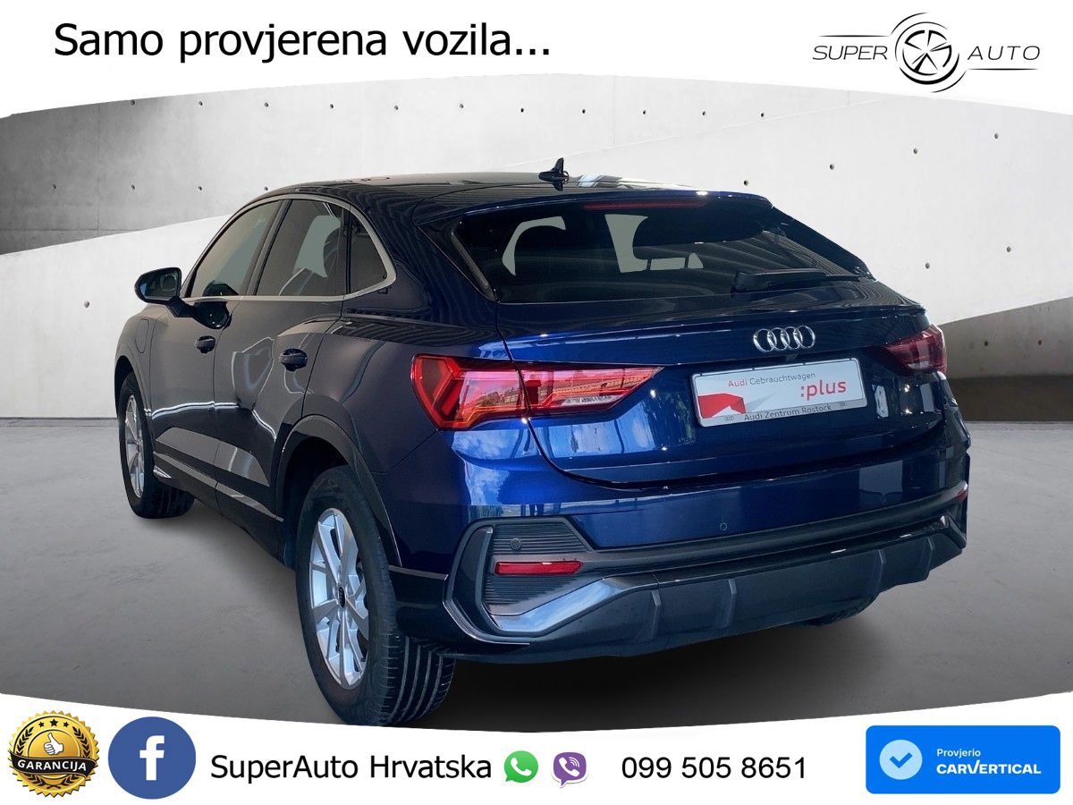 Audi Q3 Sportback 45 TFSIe (245 KS) S tronic LED+GR SJED+ACC