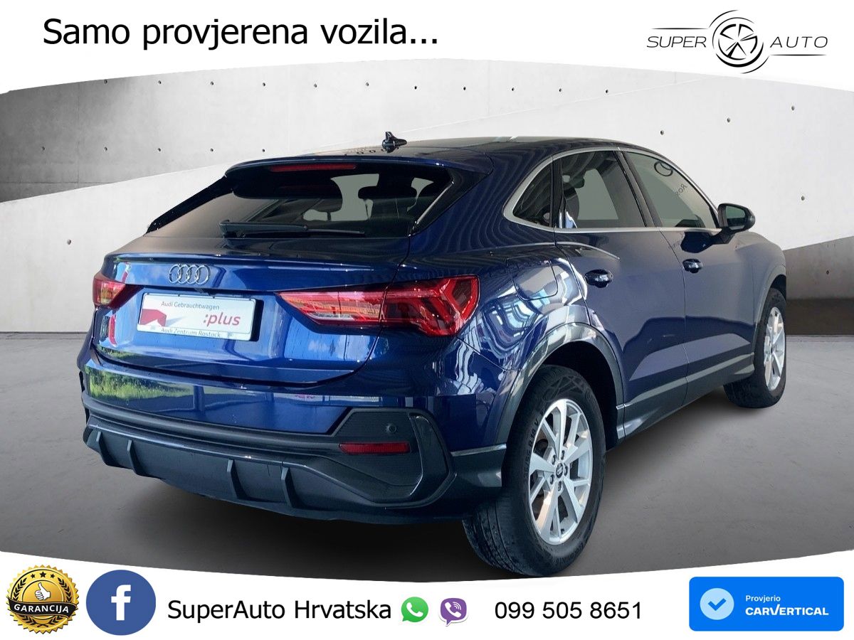 Audi Q3 Sportback 45 TFSIe (245 KS) S tronic LED+GR SJED+ACC